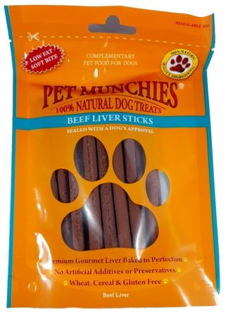 Beef Liver Sticks Pet Munchies