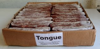 Tripe Factory Tongue Box of 20