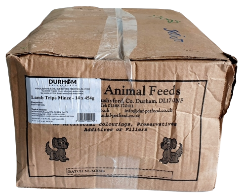 DAF Lamb Tripe Mince Box of 14