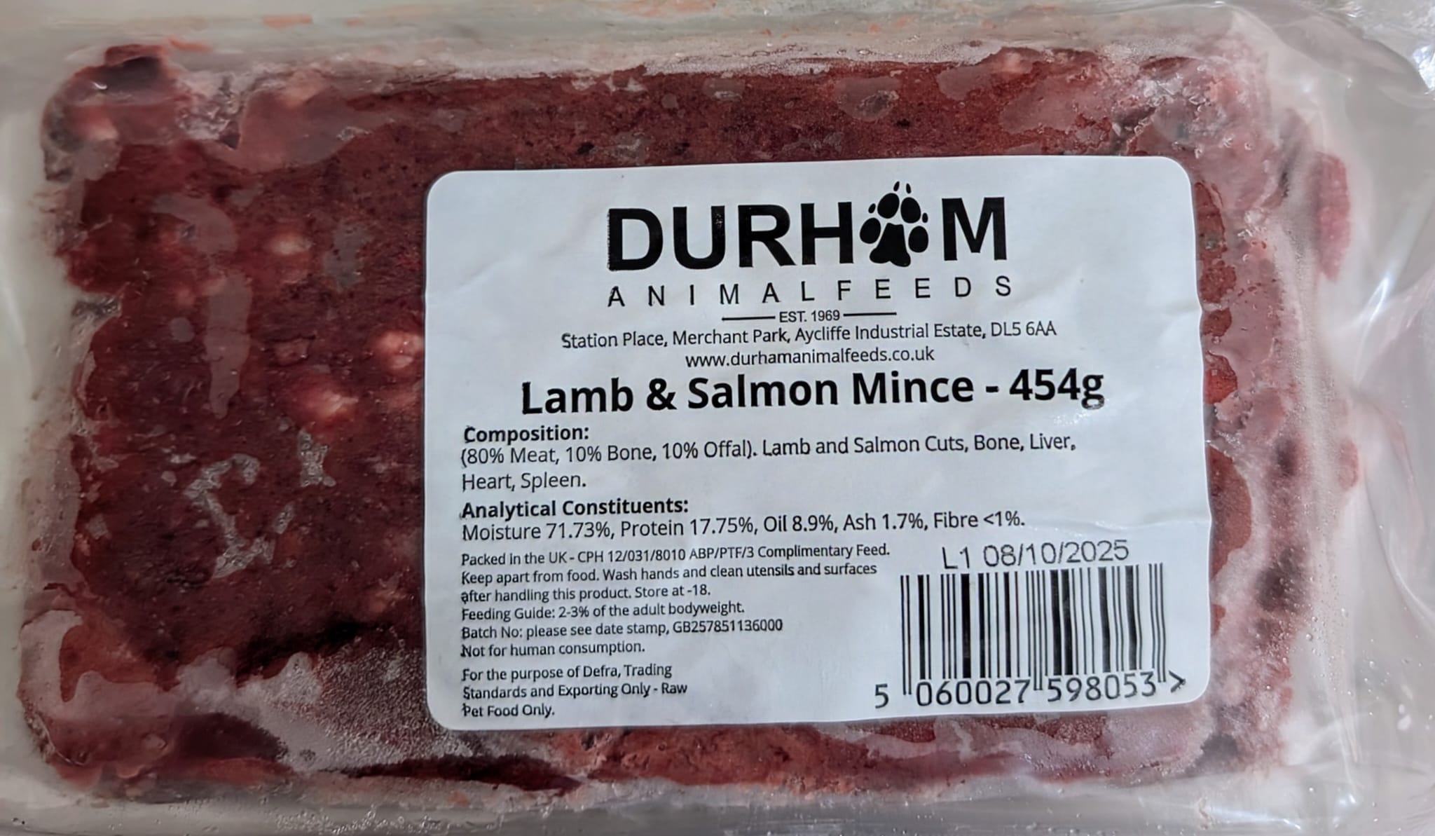Lamb and Salmon single pack