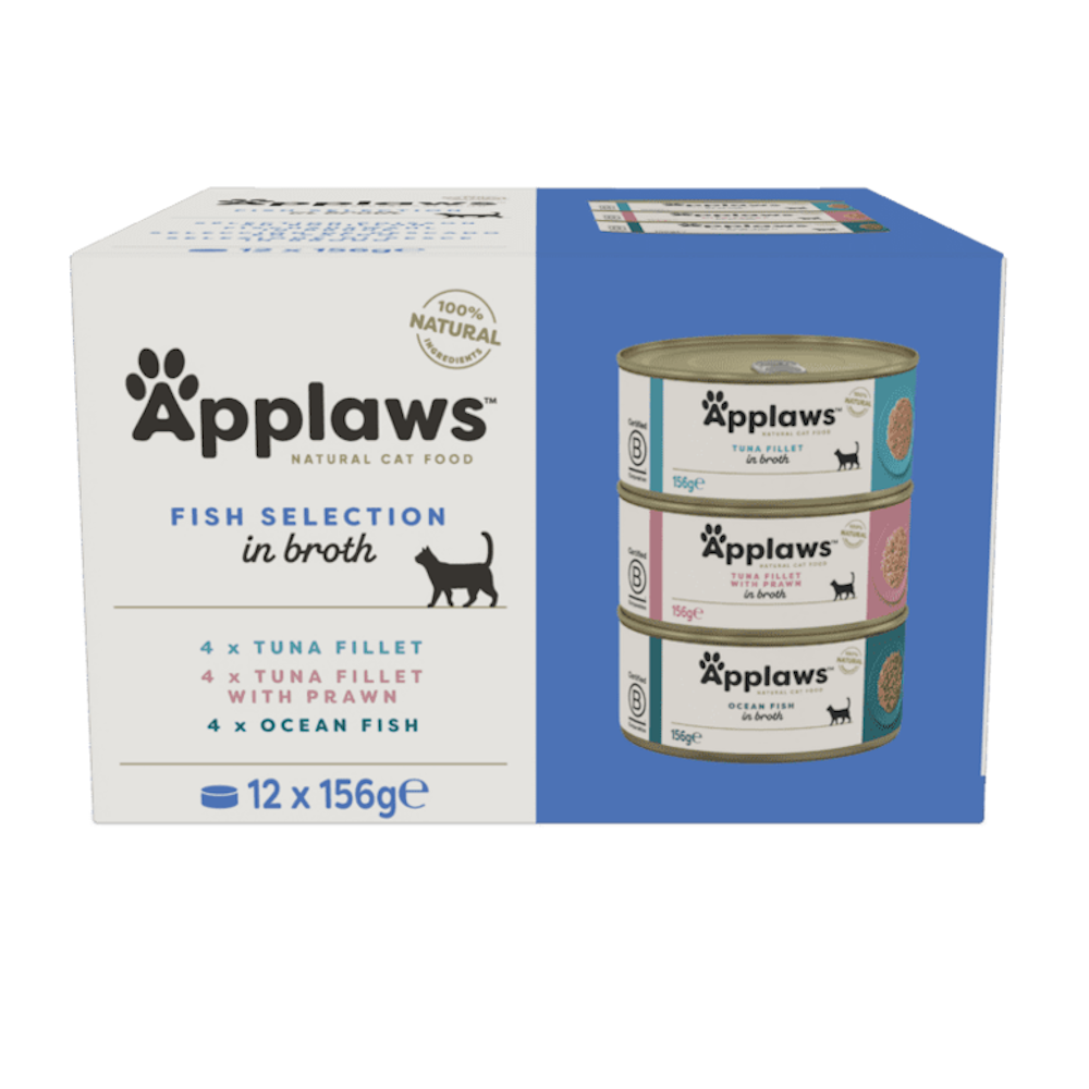 Applaws Fish Selection in broth 12 x156g