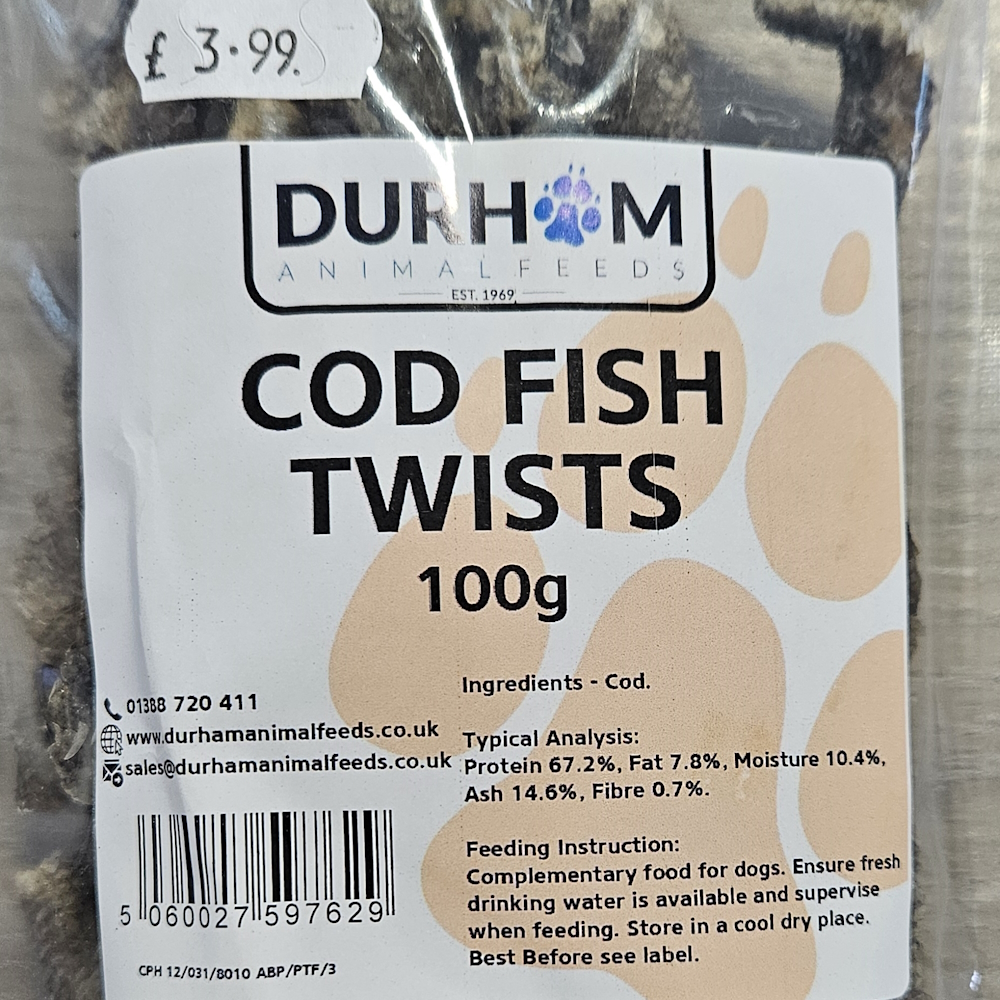 DAF Cod Fish Twist Label