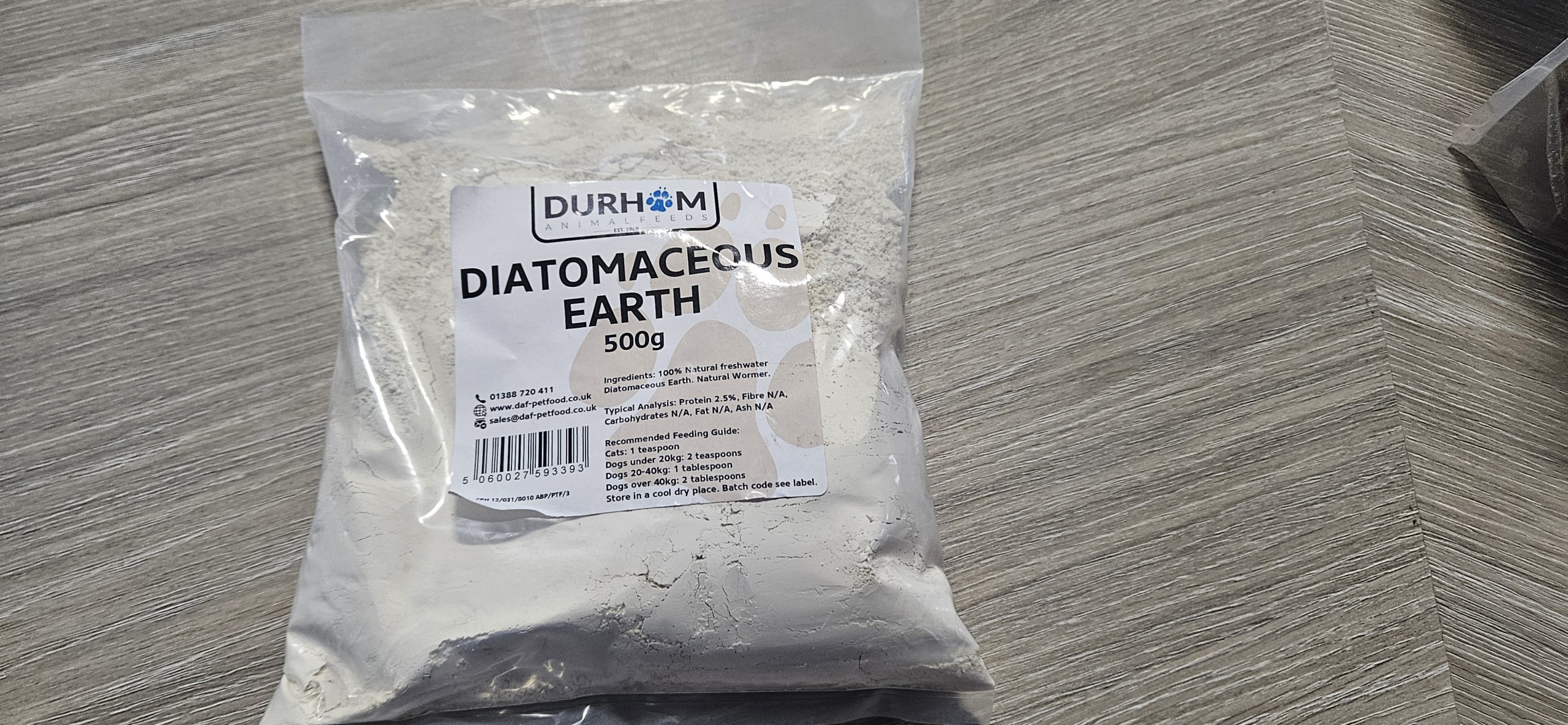 Diatomaceous earth 500g