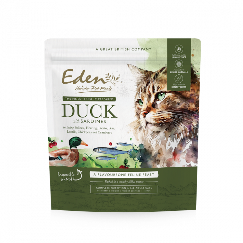 feline feast duck sardines front