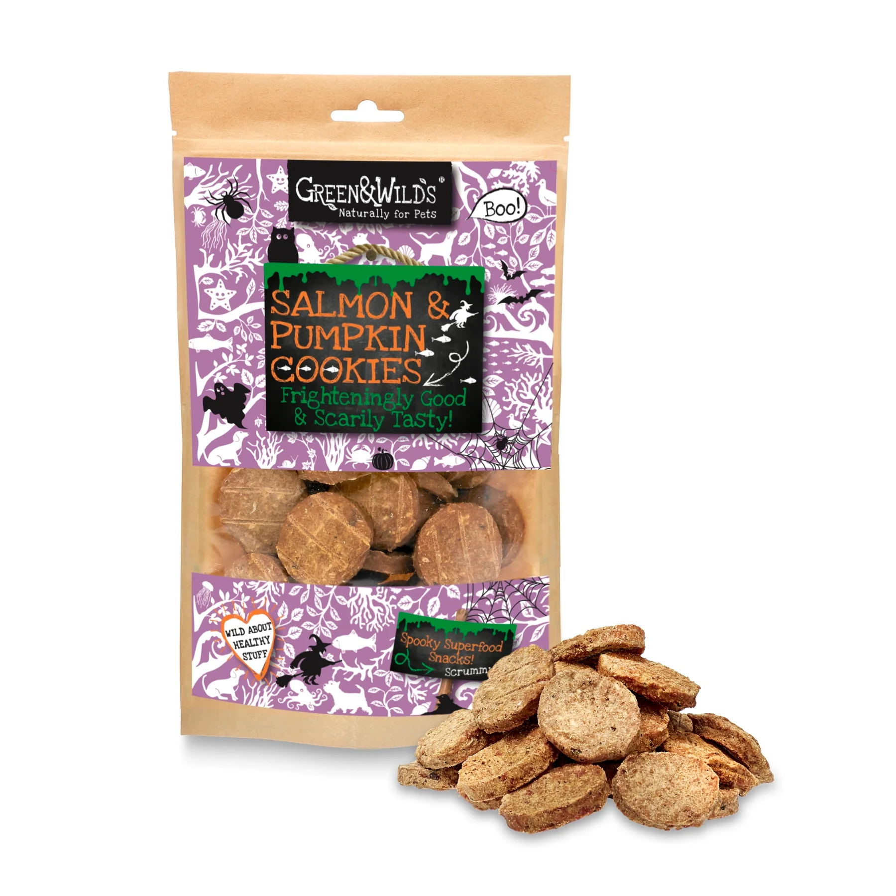 Salmon and Pumpkin Cookies