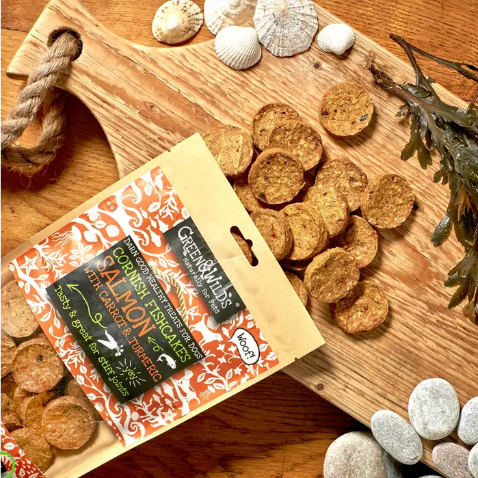 Cornish Fishcakes with Turmeric board